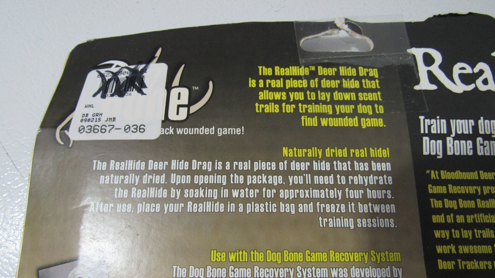 Dog Bone Game Recovery Real Hide Deer Drag 8