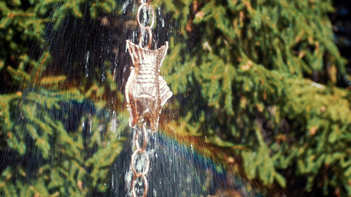 Good Directions Fish Pure Copper 8.5-Foot Rain Chain