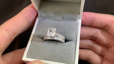 925 Sterling Silver Wedding Rings for Women Engagement Ring