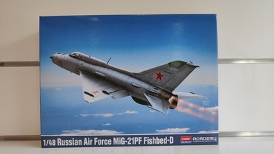 Mig-21 PF Soviet Air Force Fishbed 1-48 Academy 12320 modellino Caccia Sovietico