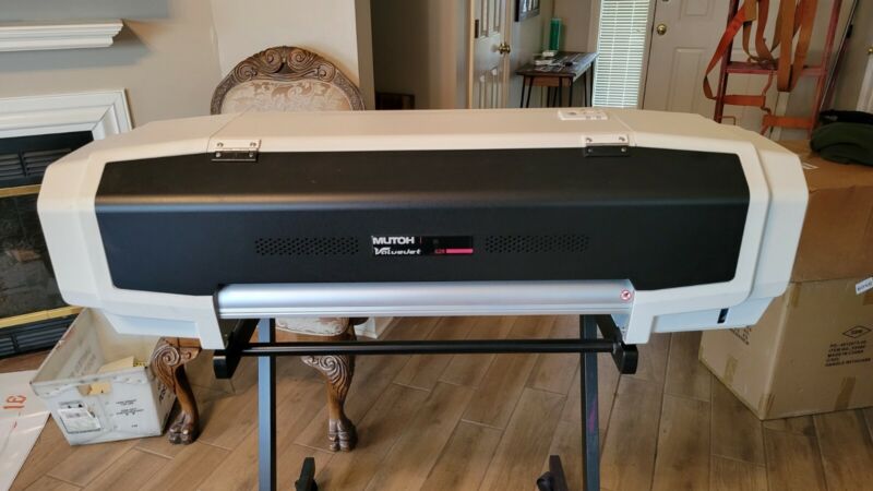 Mutoh VJ628 FOR PARTS OR REPAIR NOT WORKING AND BASE