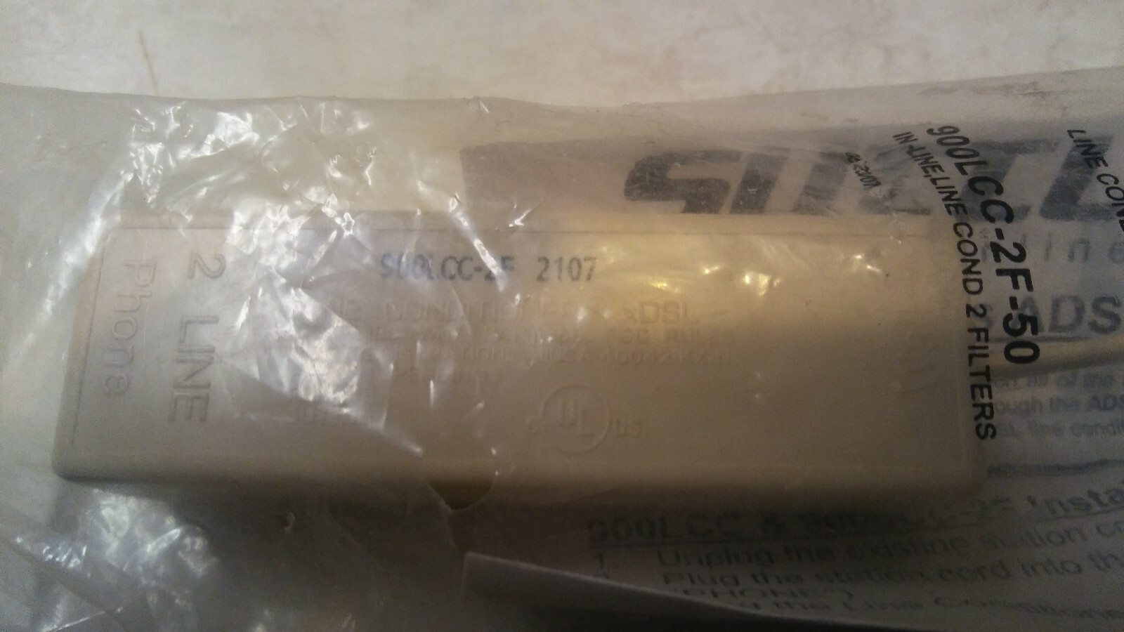 Suttle DSL Line Conditioner 900LCC-2F-50 In-Line Line Cond 2 Filters 2107 2350MC