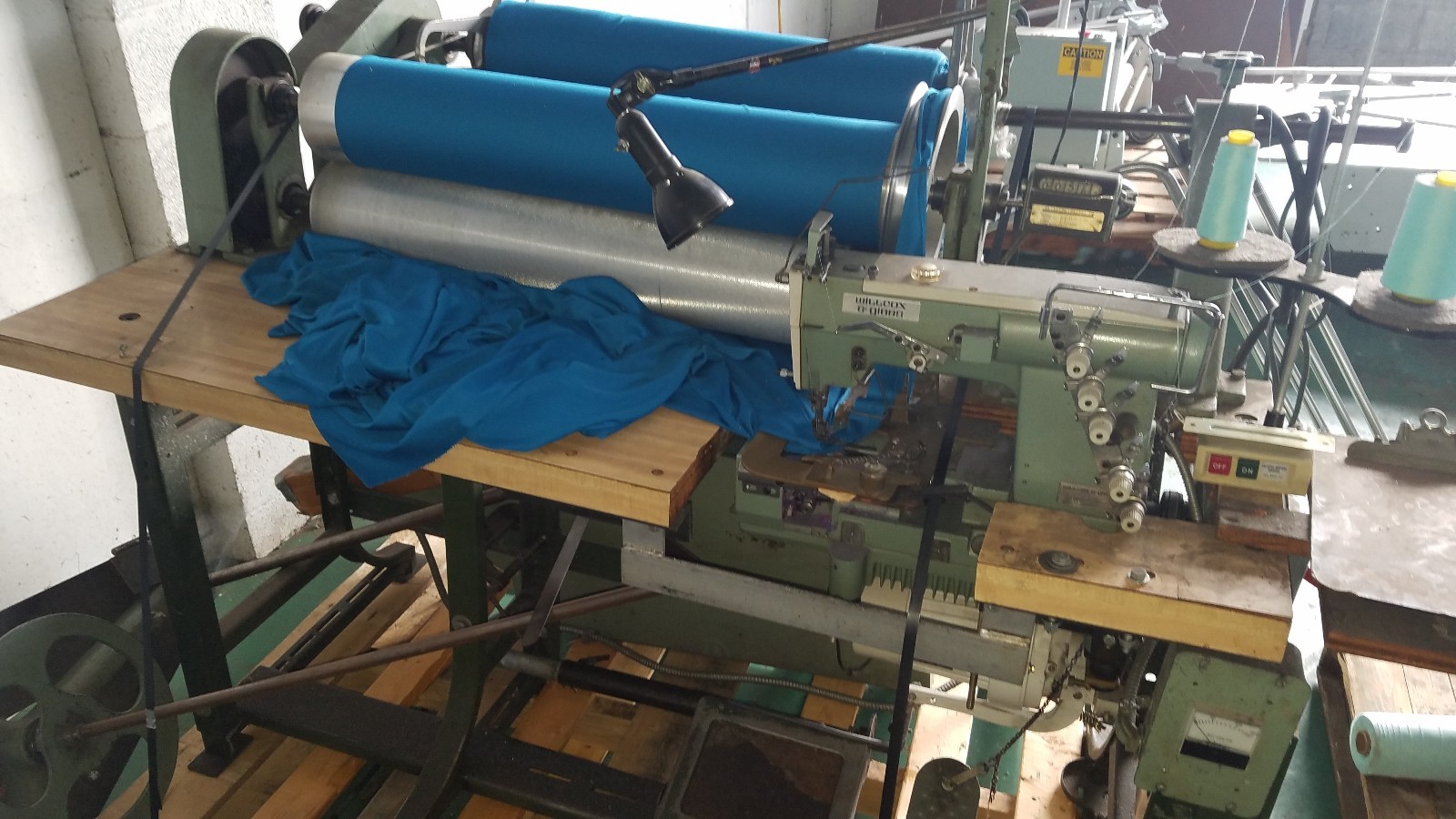 JUDELSON BIAS CUTTING MACHINE WITH SEWING UNIT