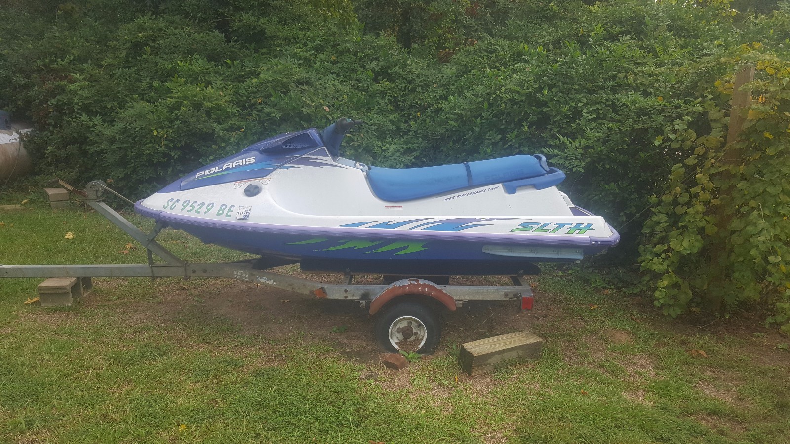 1998 Polaris SLTH 10' Jet Ski & Trailer - South Carolina
