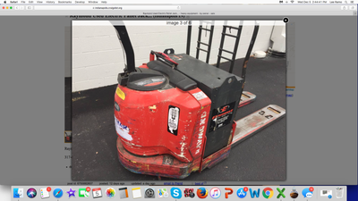 2006 Raymond Electric Pallet Jack/Forklift Electric Pallet Jack...