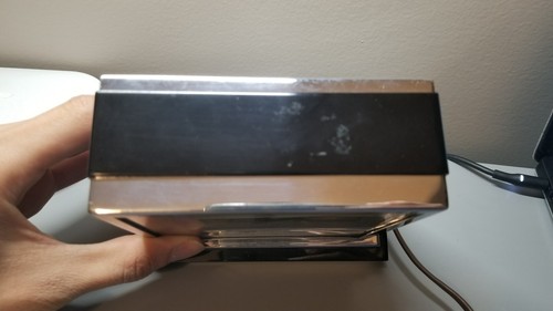 1930s TWINFACE ELECTRIC CLOCK BLACK CASE