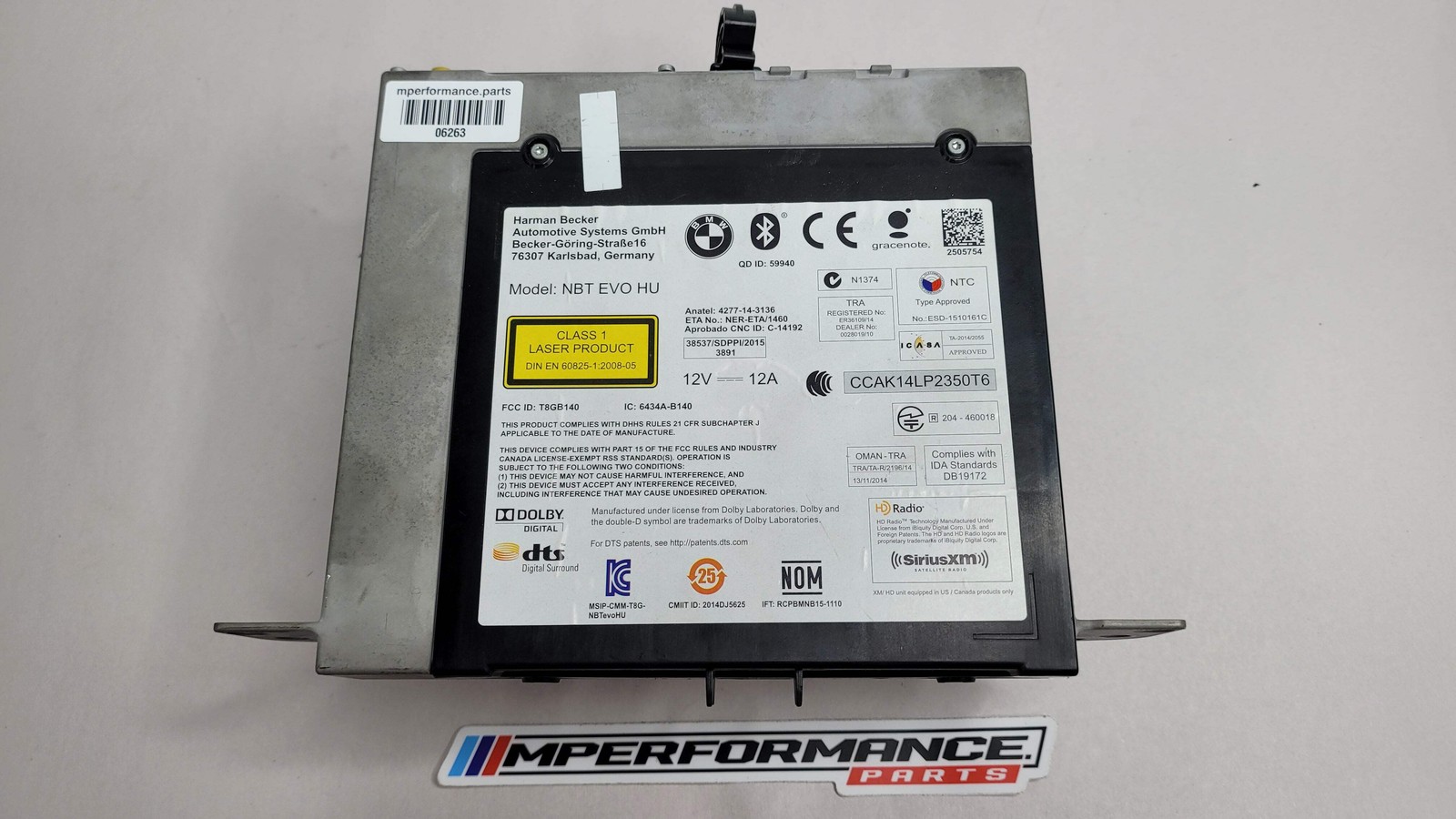 0 Audi BMW STEREO HEAD UNIT HEADUNIT RADIO NAV O NBT HU EVO 6512 8804457 image 6
