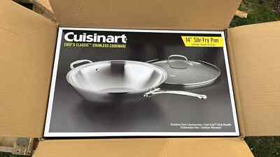 Cuisinart Frying  pan Stainless  Cookware ,Silver