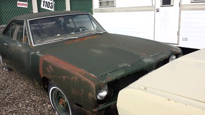 Owner 1969 Plymouth Barracuda Coupe 2 Door Green RWD Automatic PROJECT - NOT RUNNING