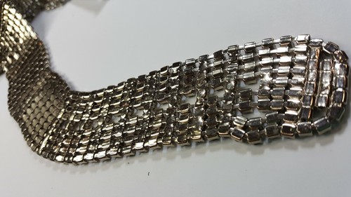 Vintage Art Deco Pave Prong Set Crystal Rhinestone Dress Belt Parts Replacement