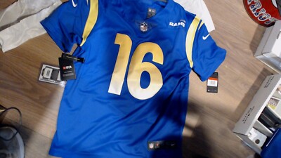 Nike NFL Los Angeles Rams Jared Goff Vapor Stitched Jersey Men s Size Large NWT