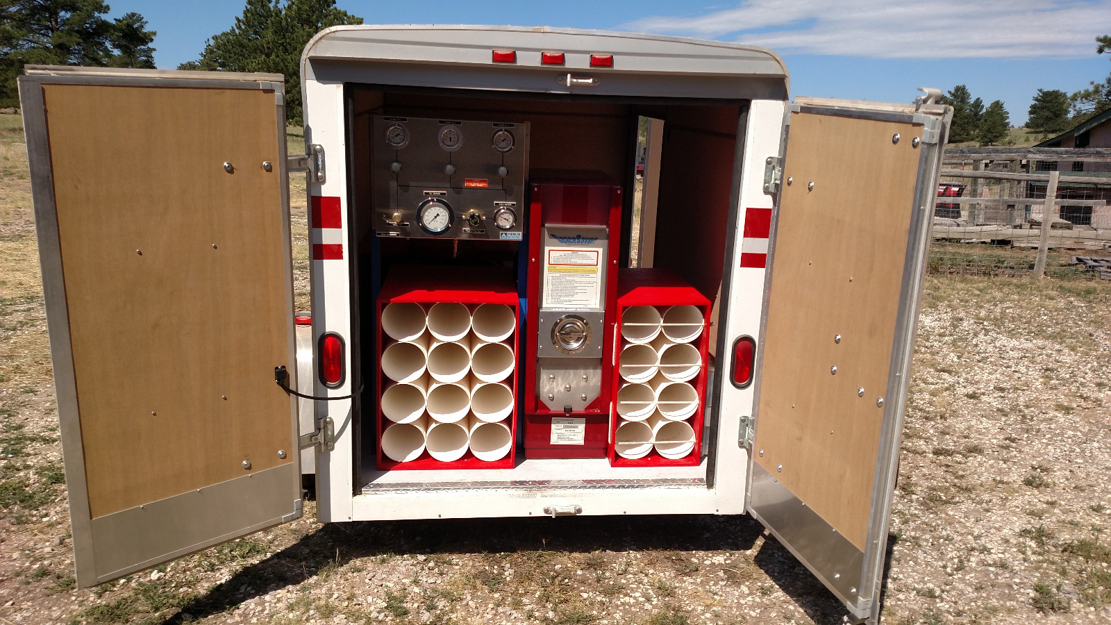 Compressed Air Mobile Cascade Filling Station Fill SCBA , SCUBA Tanks