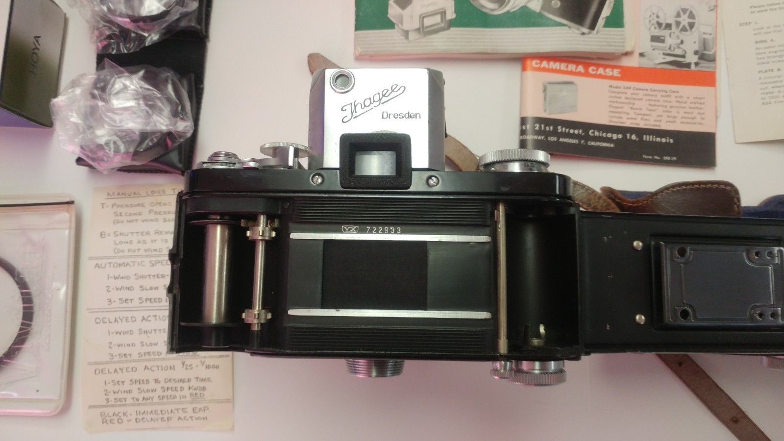 EXAKTA IHAGEE VX IIA DRESDEN BODY W/EXTRAS