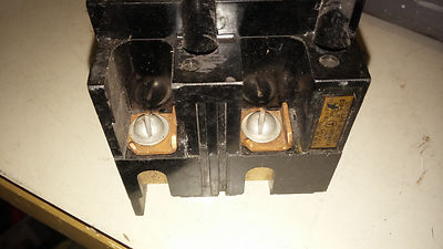 GE TRUMBULL ELECTRIC AT22020 USED GOOD SHAPE 2P 20A 240V BREAKER SEE PICS #A94