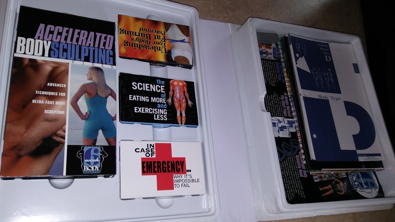 Michael Thurmond's Provida 6 Week Body Makeover VHS Cassette Weight Loss Kit