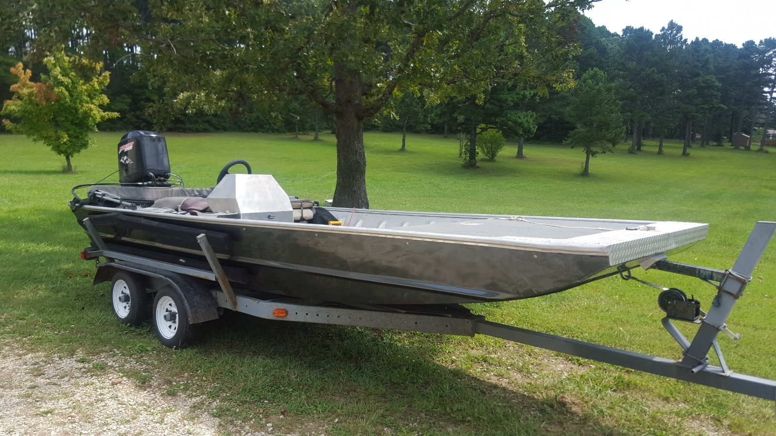 2001 ALWELD 1756 w/ Mercury 115 Jet - TONS OF ADD-ON'S