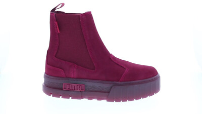

Puma Mayze Chelsea Curtain Call 38509101 Женские красные кроссовки Lifestyle Обувь, Красный, Puma Mayze Chelsea Curtain Call