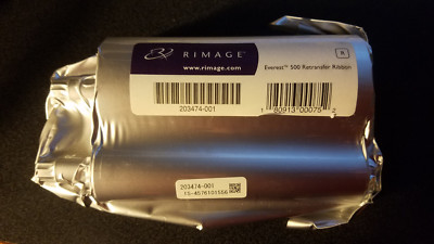 Rimage Everest III/II ReTransfer Ribbon, 203474-001 US Ship New 180913000752