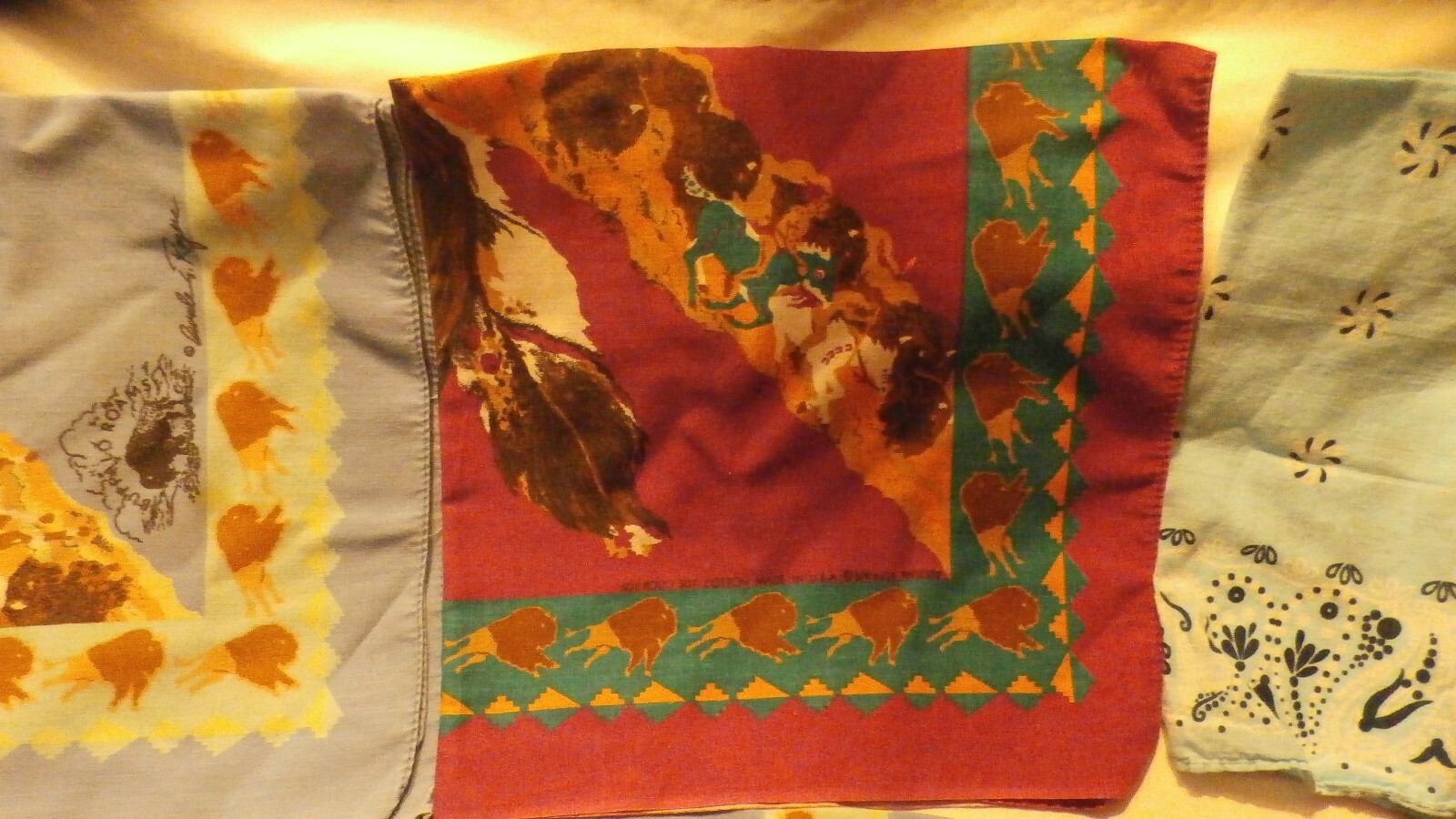 1 Paisley Print Wide 4 Indian Bandana Headbands from Cover Your Hair Very Nice