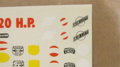 Buck Baker #87 Purolator Nascar Amoco Gas Air Lift Stock Car Model Decals n40