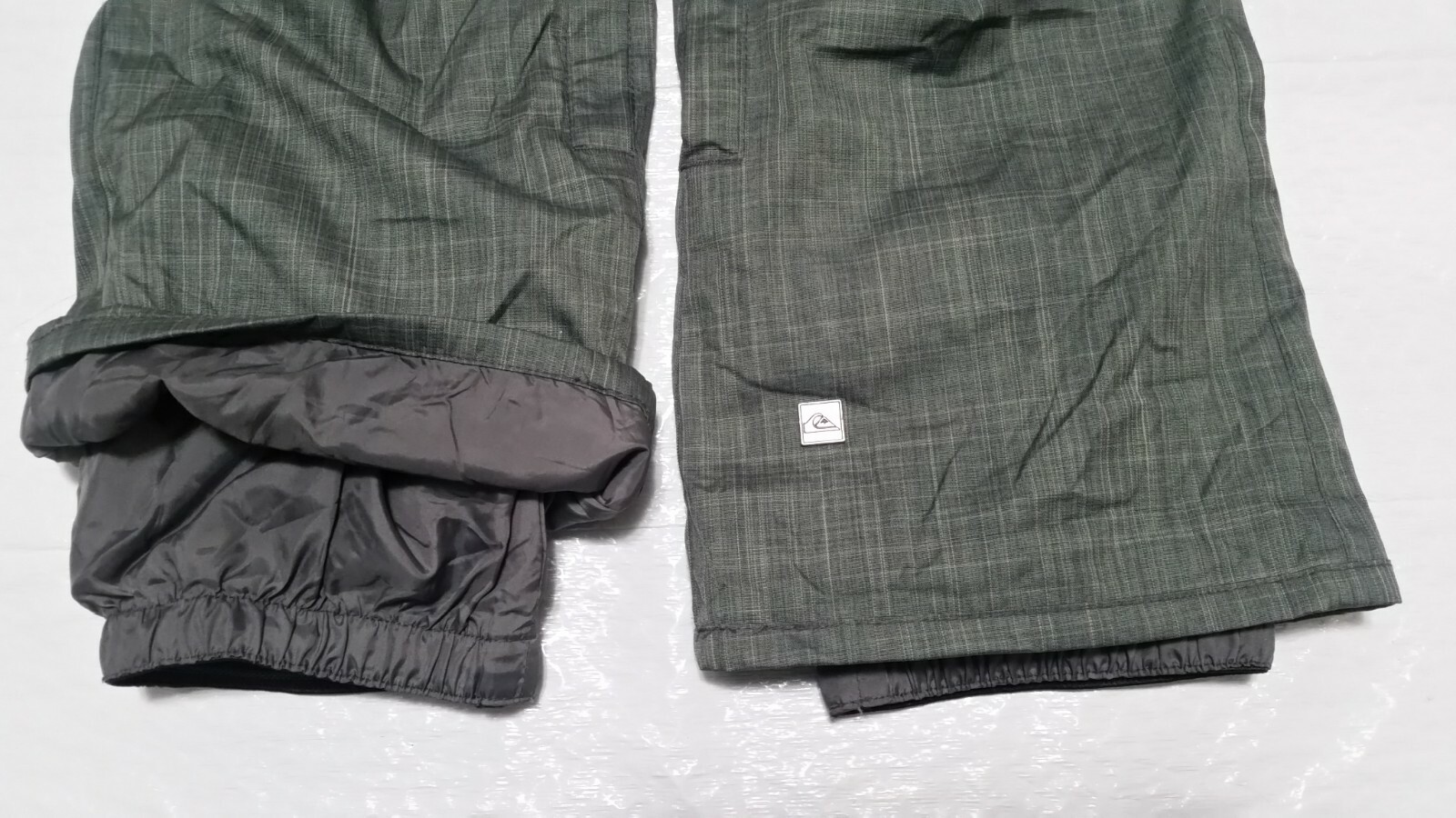 MINT YOUTH BOYS QUICKSILVER GRAY PORTER DRYFLIGHT 10K SKI SNOW BOARD PANTS S 6