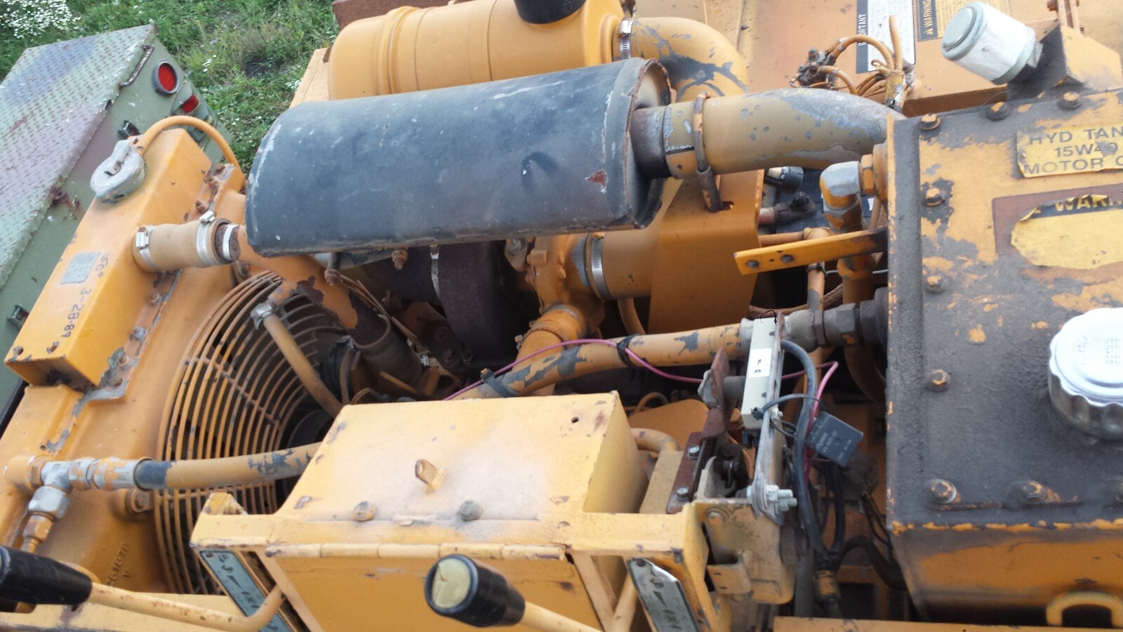 Dresser 712 Asphalt Double Drum Static Roller Cummins Diesel