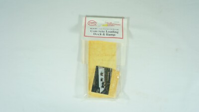 SS LTD HO Scale Concrete Loading Dock & Ramp Structure Kit #1446 NEW B768