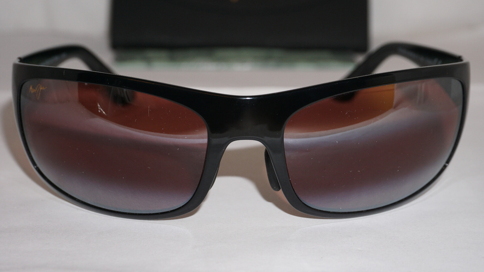 Pre-owned Maui Jim Sunglasses Haleakala Mp-bg Black Bronze Polar Mj419-02 66 20 123 In Bronze Polarized