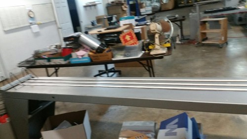 Kirk Rudy NetJet Ink Jet System, Conveyor, Heat mate dryer, Tabber Labels EUC