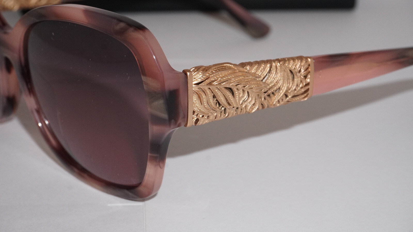 Pre-owned Maui Jim Sunglasses Swaying Palms Pink Gold Tortoise Pink Mj530 90 57 17 140 In Brown Polarized