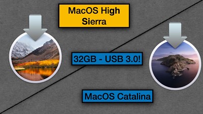MacOS Bootable USB 2-in-1 (Catalina/High Sierra) Installer Restore/Recovery