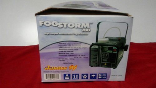 American DJ Fog Storm 700 High Output Professional Fog Machine          G