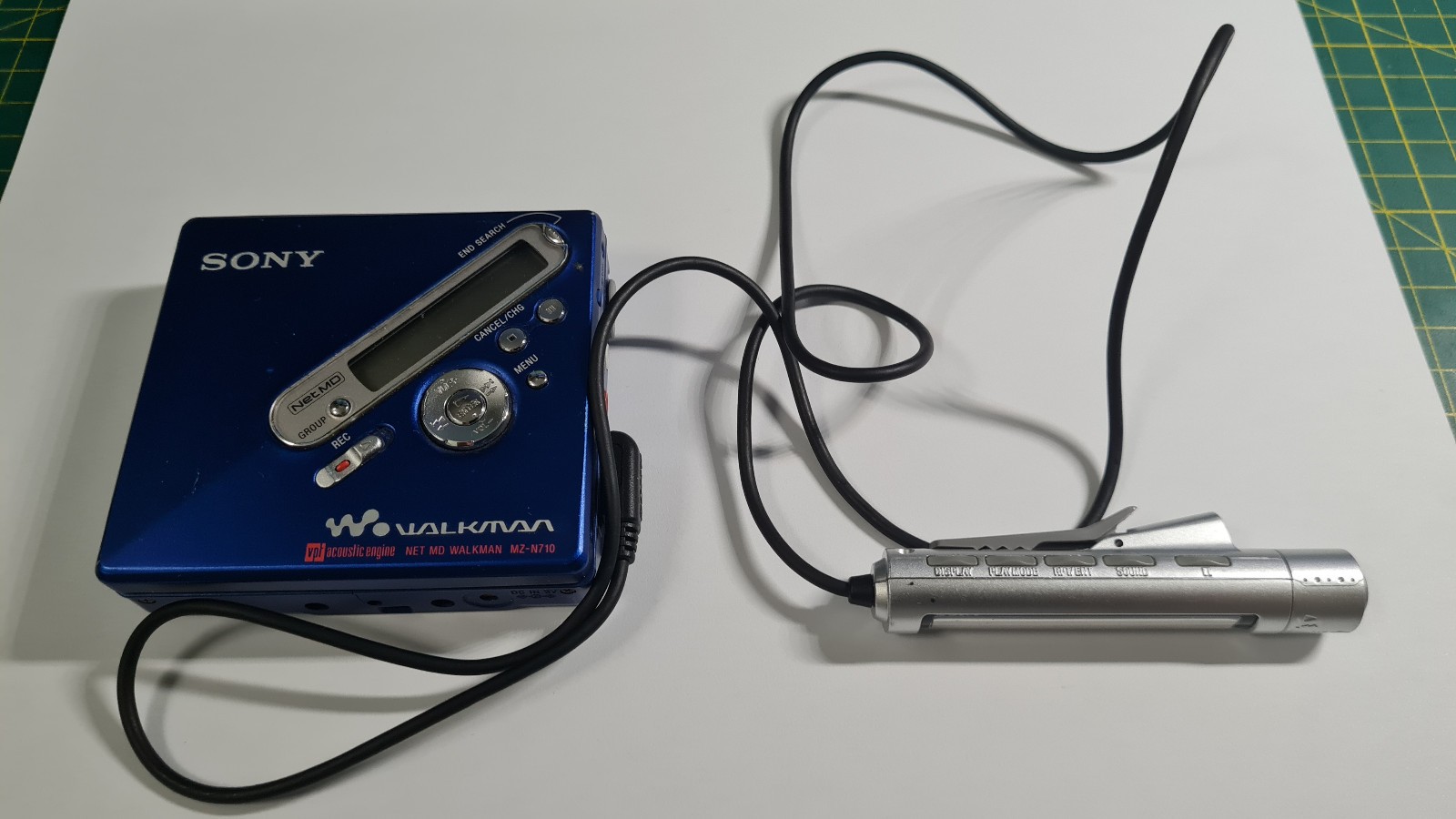 Sony Walkman Minidisc MZ-N710 Recorder/Player Net MD Japan Retro