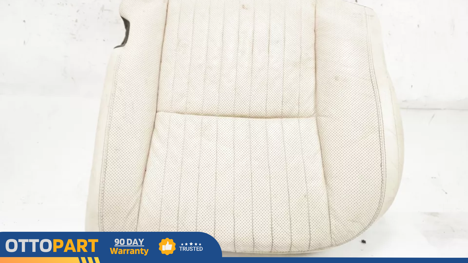 07-13 Mercedes W221 S600 Rear Left Recline Lower Bottom Seat Cushion Tan OEM
