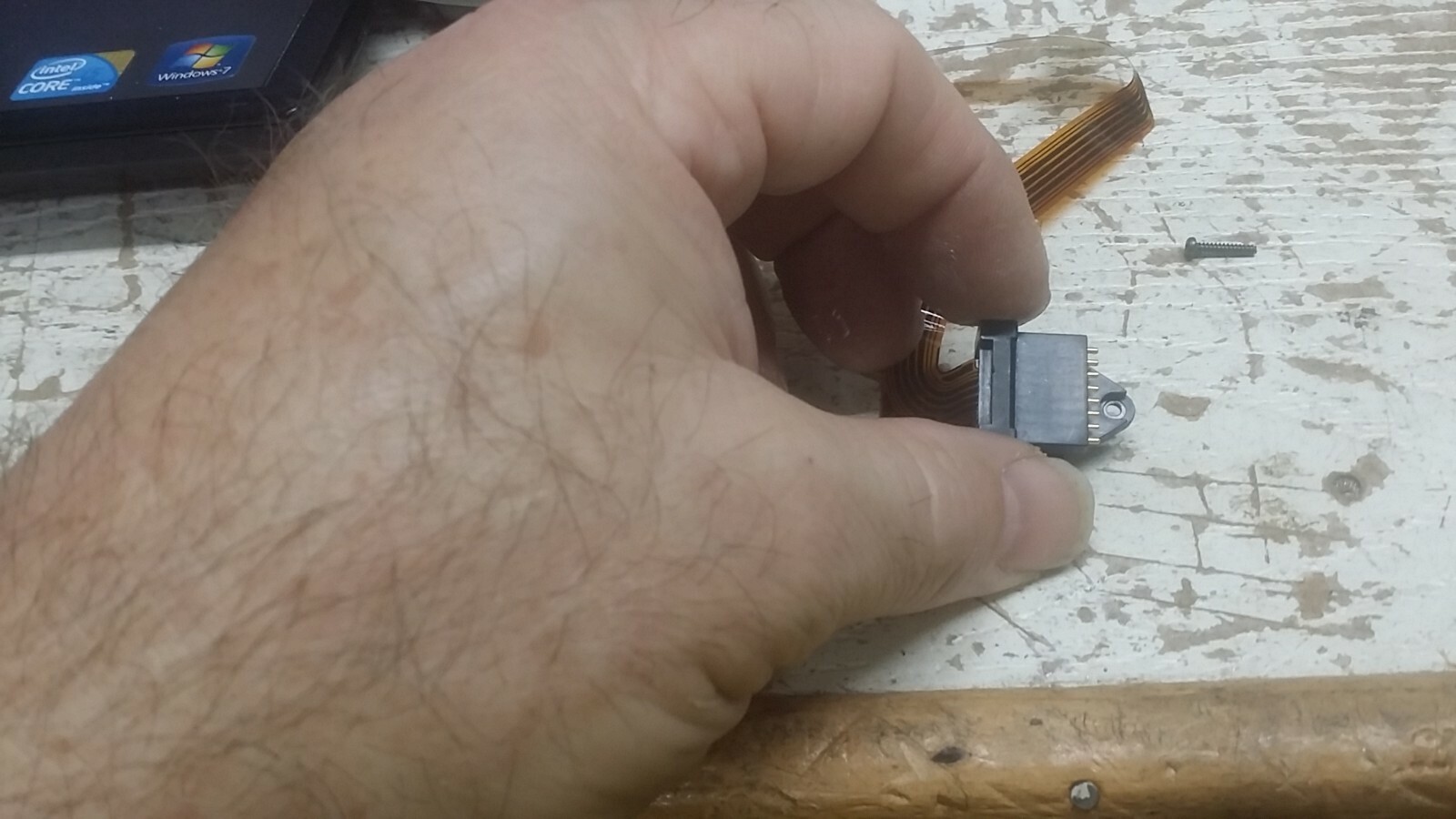 Icom IC-706MKIIG Front Panel Ribbon Cable / Connector Working Pull