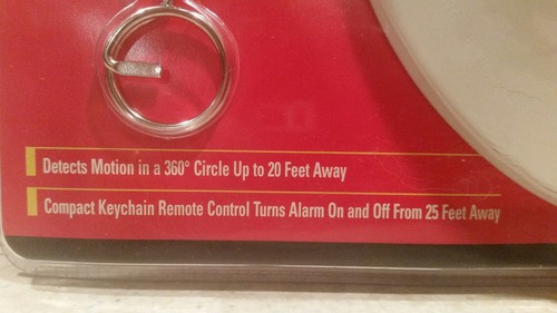 Security Alarm ~ Remote/Wireless Ceiling Alarm ~ Home or Business