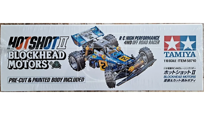 Tamiya RC 1/10 Hotshot II 4WD Blockhead Motors Kit w/ 540 Motor & ESC #58710-60A
