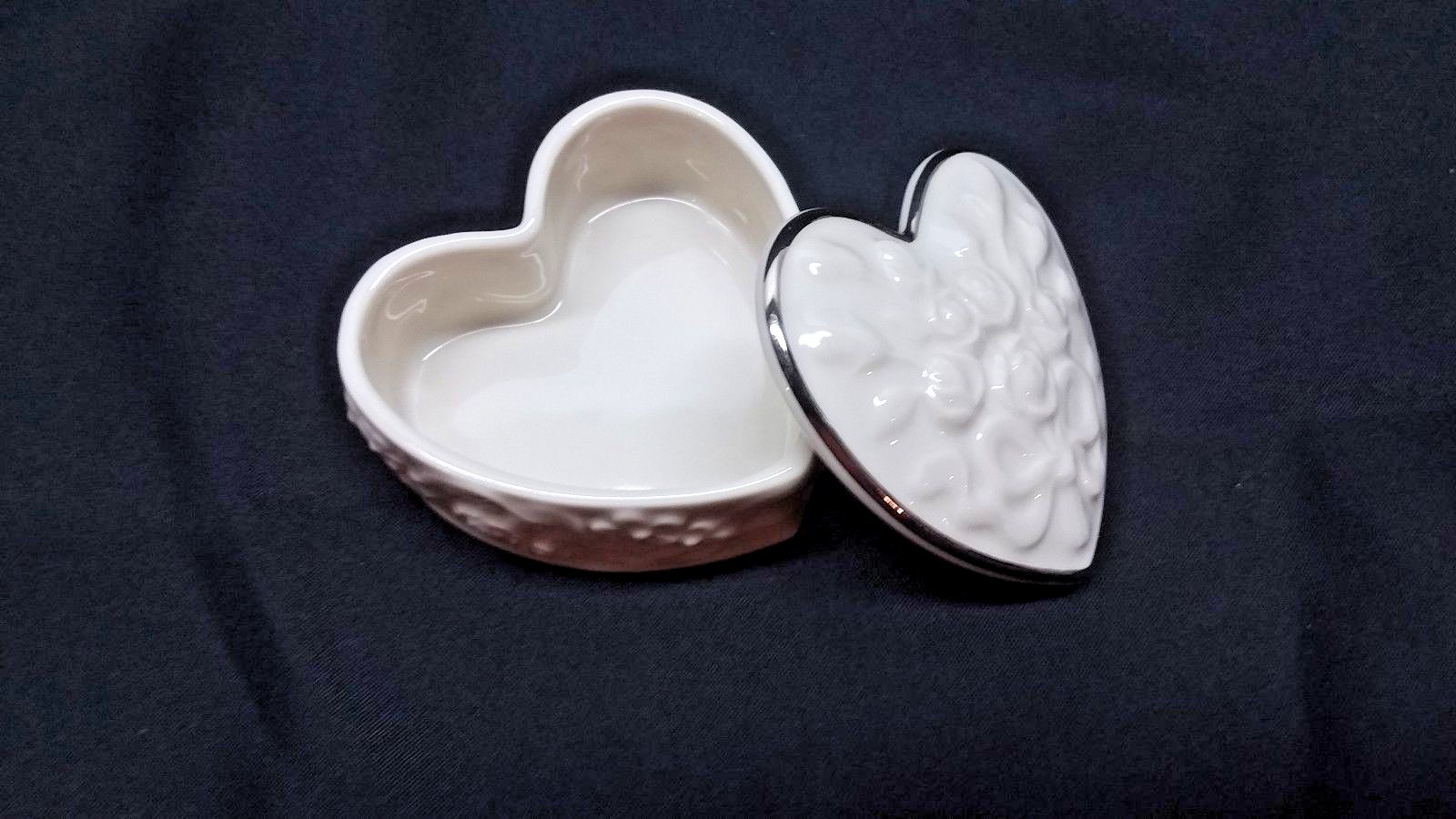 Lenox Small Heart Shape ~ Wedding Promises Collection ~ Trinket Box