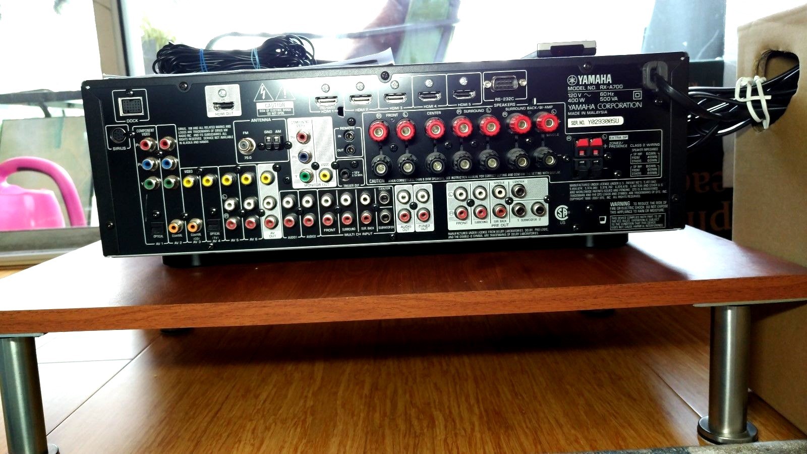 Yamaha AVENTAGE RX-A700 7.1 Channel 230 Watt Receiver Home Theater System