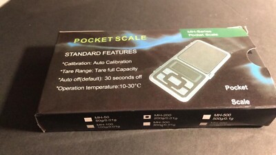 New MH-Series Pocket Scale Model MH-200, 200g 0.01g-brand new