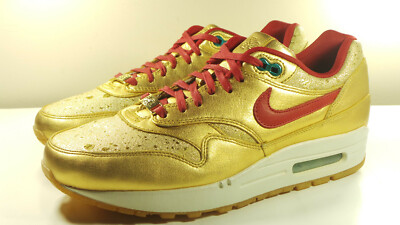 NIKE 2013 AIR MAX 1 BHM 652115 700 GOLD 9 SAFARI PRESTO HUARACHE 90 95 97 PLUS 
