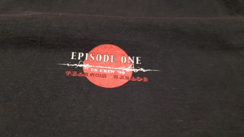 Rare 1999 ILM Star War Episode 1 Cast & Crew Gift XL VFX T-Shirt