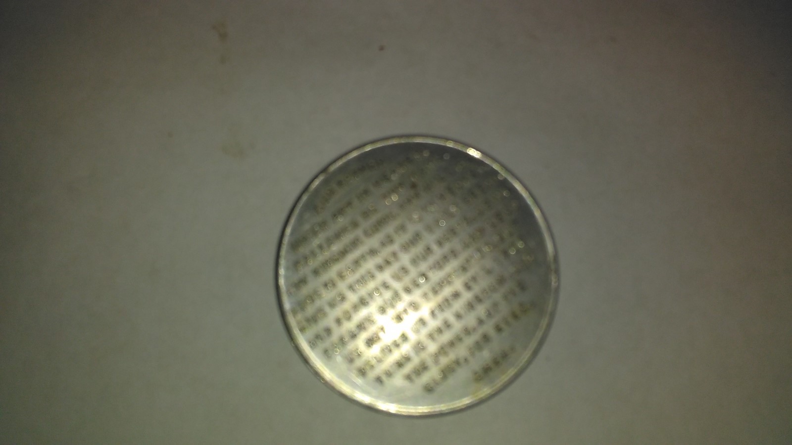 Religious bookmark St Anthony and pkg of rosary beads and a free token