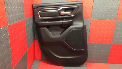 19-23 Dodge Ram New Style Quad Cab LH Driver Rear Door Interior Trim Panel Black