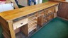 Antique Oak General Store Counter