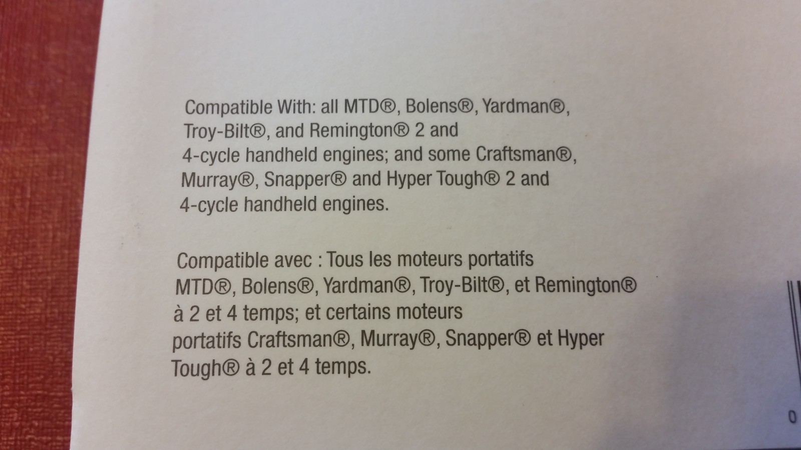Fuel Line Repair kit for leaf blower and trimmers MTD REMINGTON BOLENS SNAPPER