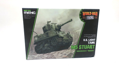MENG MODEL WWT-012 US LIGHT TANK M5 STUART Q EDITION PLASTIC ASSEMBLY DIY