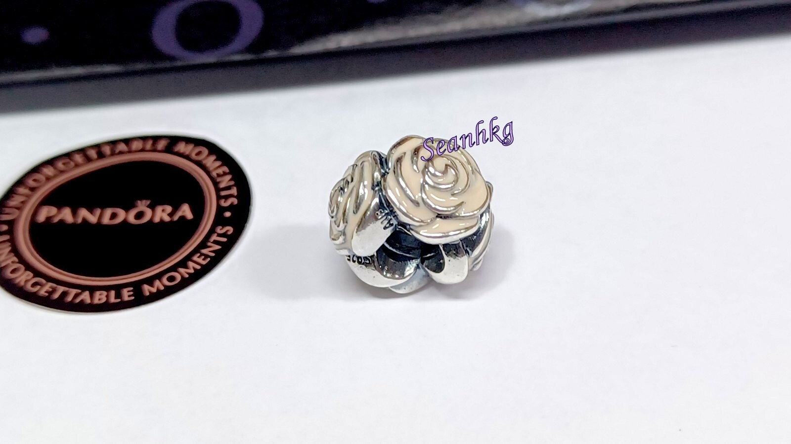 ☆RedRose☆ Pandora Rose Garden Charm Flower Pink Enamel S925 ALE