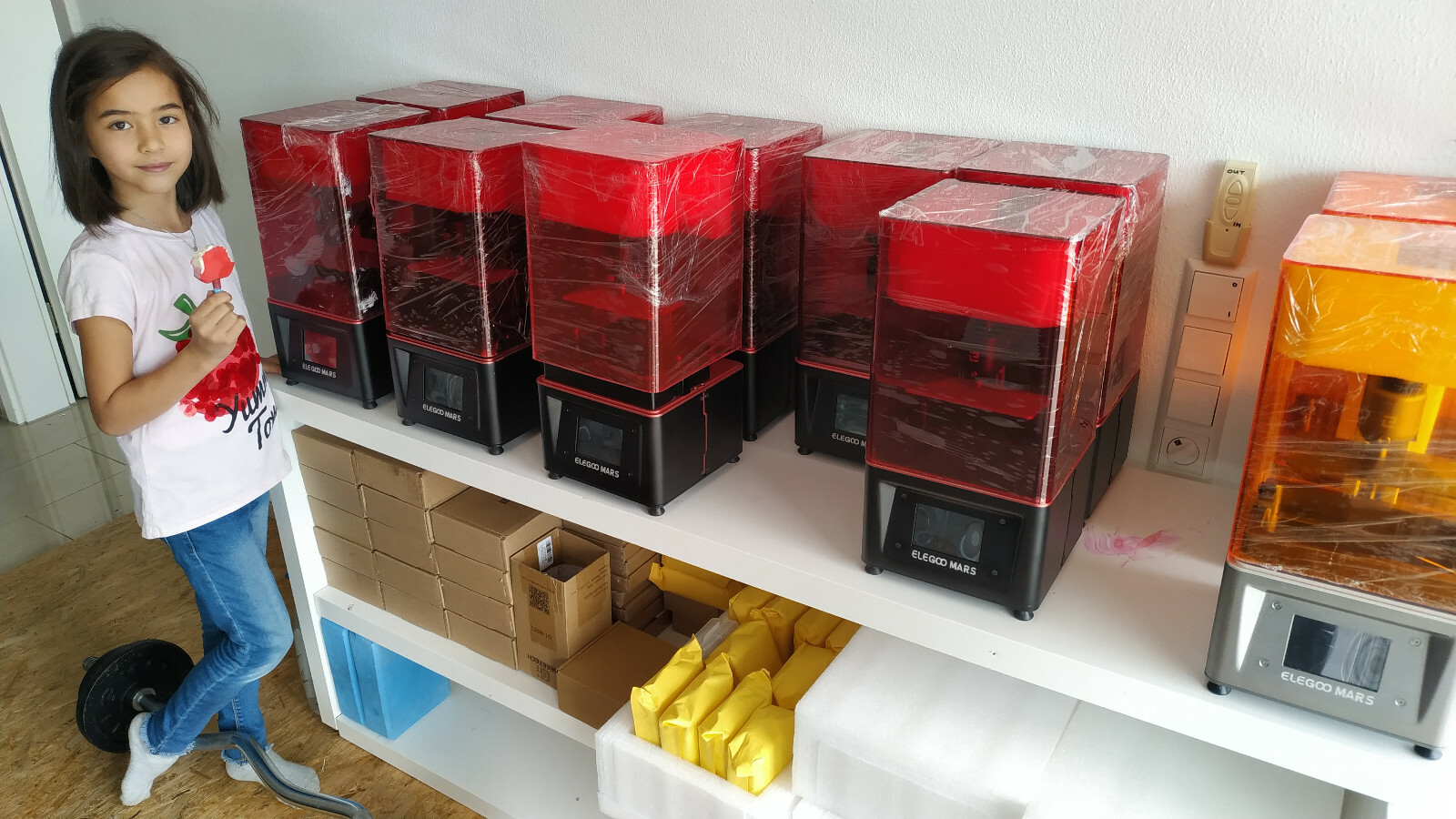 3D-drucker original elegoo MARS, 100% garantie und support. optional: toolkit
