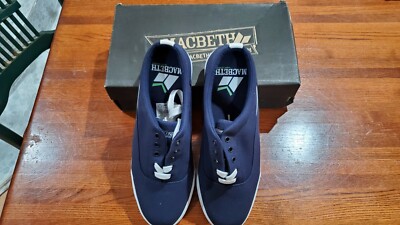 NOS Macbeth Jackson Shoes Sneakers Size 10.5 Blue/White Tom Delonge Blink 182 